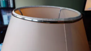 2 Lámparas Mesa con tulipa amarilla