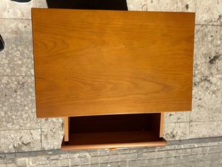 Mesita de noche provenzal madera