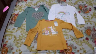 Lotto 3 magliette bimba