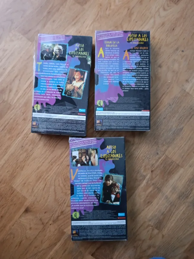 Pesadillas VHS (Colección 3 cintas)