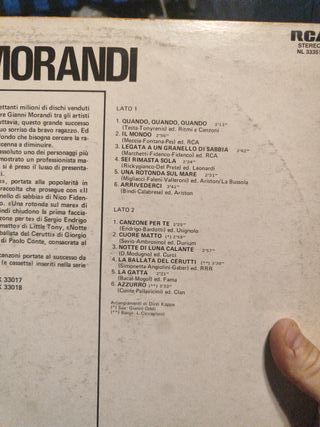 Disco 33 giri Gianni Morandi - Lineatre