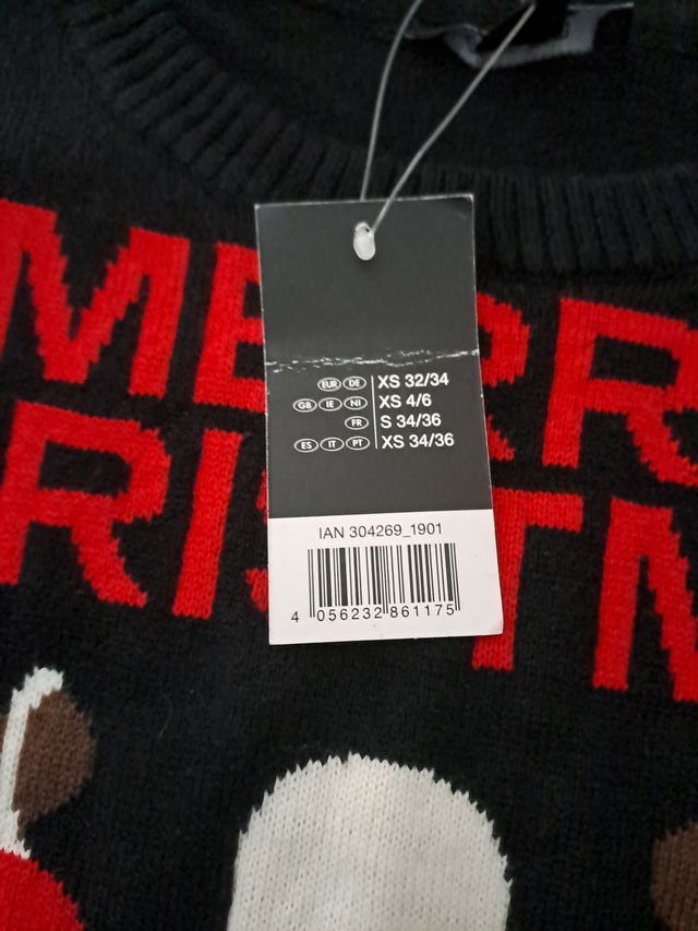 Jersey Navidad Reno Esmara Talla xs