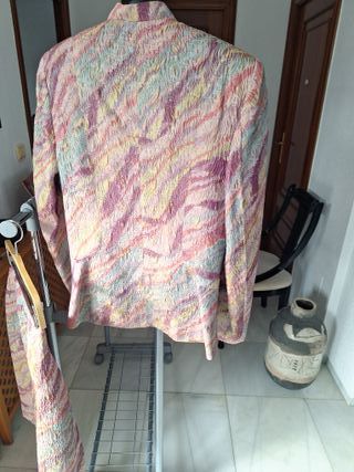 Traje chaqueta vestir multicolor
