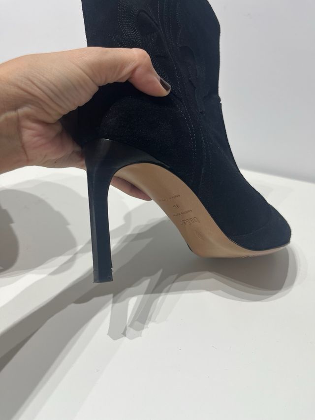 Botas cowboy Ba&sh negras ante