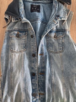 Chaleco vaquero Bershka Talla M