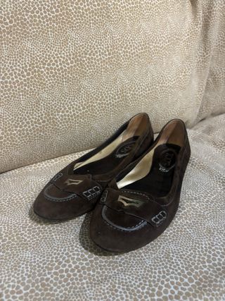 Ballerine Tod's marroni scamosciate