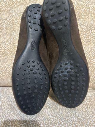 Ballerine Tod's marroni scamosciate