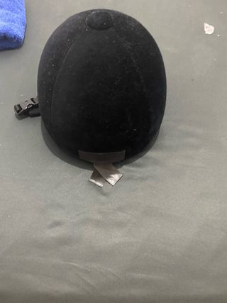 Casco de equitación negro