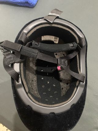 Casco de equitación negro