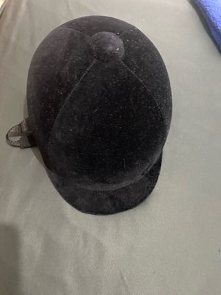 Casco de equitación negro