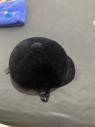 Casco de equitación negro