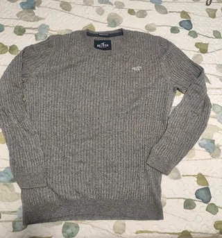Jersey Gris de Hollister, talla S/M