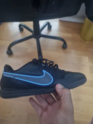 Zapatos Nike tiempo Fútbol Sala Negro/Azul