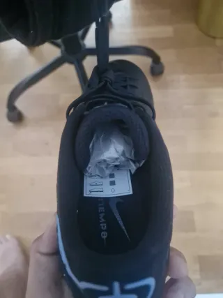 Zapatos Nike tiempo Fútbol Sala Negro/Azul