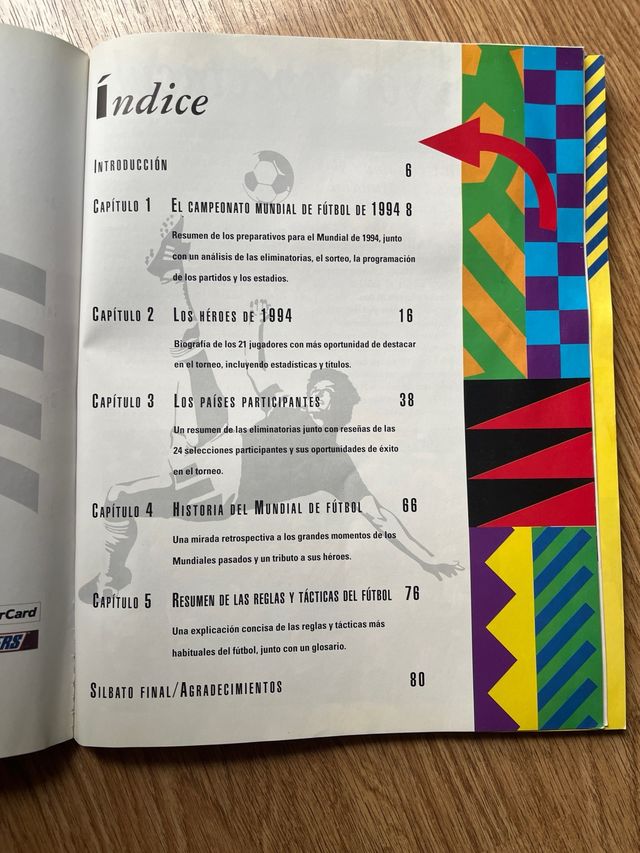 Libro Oficial Mundial USA 94 FIFA