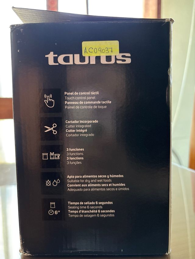 Envasadora al vacío Taurus