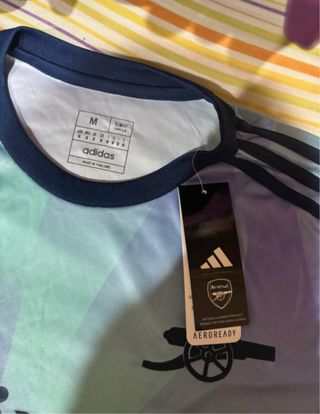 Camiseta Arsenal Adidas Morada y Verde