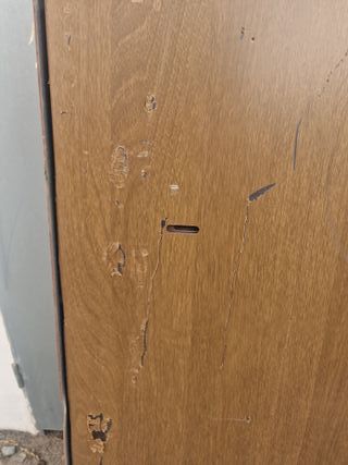 Puerta antiocupación hierro