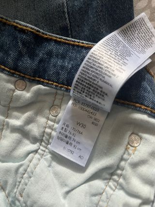 Pantalón Vaquero Levi's Azul Roto