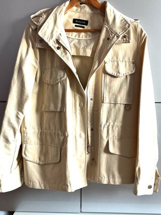 Cazadora Massimo Dutti Beige Talla L