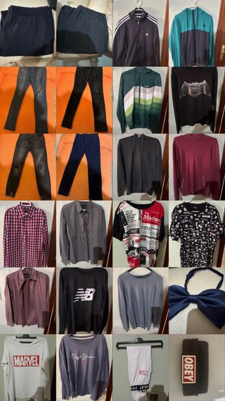 Set di abbigliamento vario da uomo