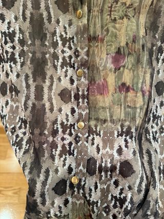 Camisa Zara Mujer Estampada
