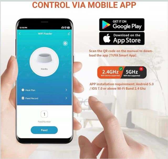 Comedero Automático Programable WiFi Balimo