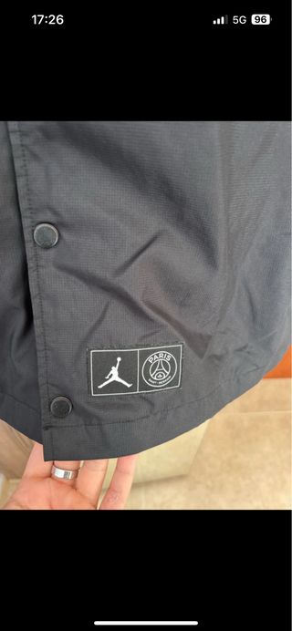 Chaqueta Jordan x PSG Negra Roja