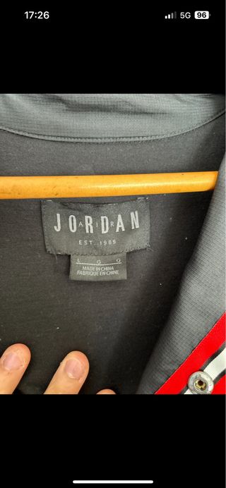 Chaqueta Jordan x PSG Negra Roja