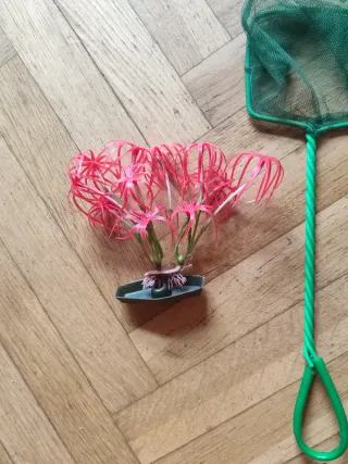 Red / sacadora para acuario y planta decorativa