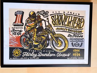 Póster Easy Rider Taller Harley Davidson