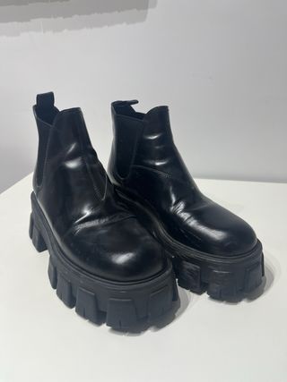 Stivali Prada Monolith neri