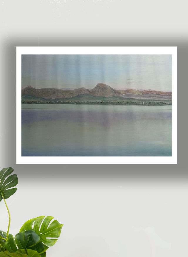 Cuadro al óleo paisaje 50x70