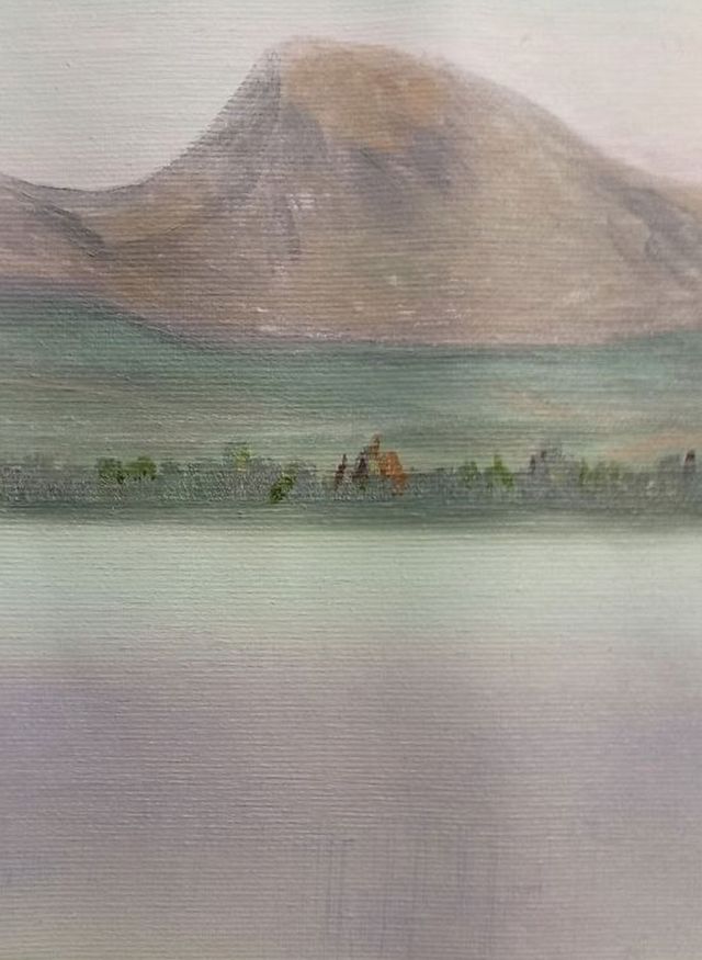 Cuadro al óleo paisaje 50x70