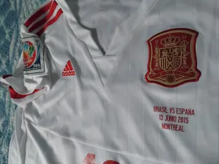 Camiseta España. Match worm de Marta Torrejon
