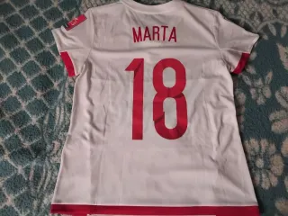 Camiseta España. Match worm de Marta Torrejon