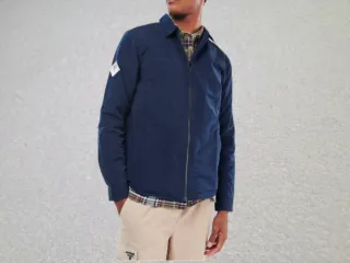 Chaqueta Barbour Beacon Overshirt Azul marino 