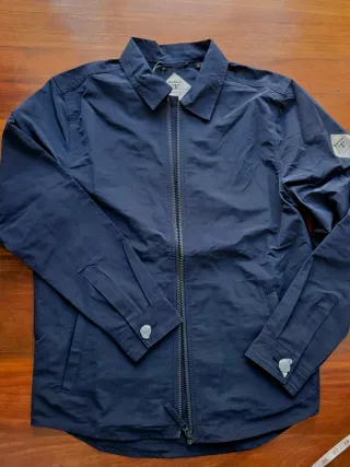Chaqueta Barbour Beacon Overshirt Azul marino 