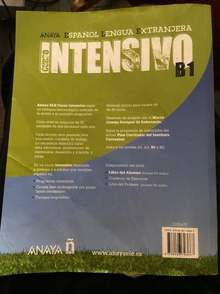 Anaya ELE Intensivo B1. Libro del Alumno