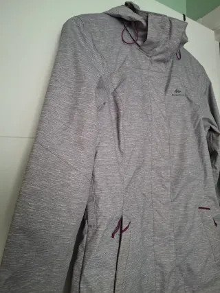 Chaqueta impermeable Quechua gris
