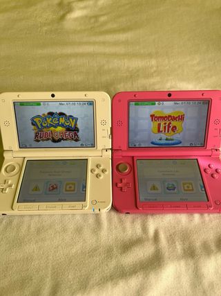 Nintendo 3DS XL Yoshi y Rosa