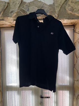 Polo Tommy Hilfiger Hombre Negro