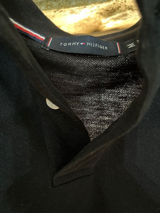 Polo Tommy Hilfiger Hombre Negro