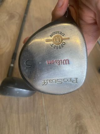 Juego 12 palos de golf zurdo marca Wilson ProStaff