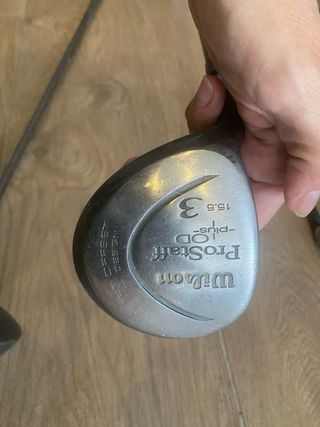 Juego 12 palos de golf zurdo marca Wilson ProStaff