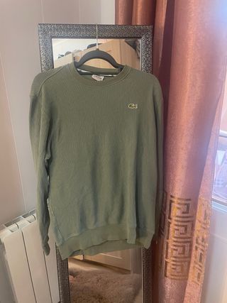 Camisa Lacoste verde oliva - Talla XL