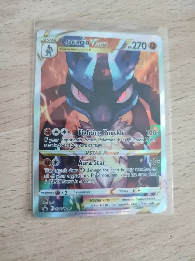 Lucario VSTAR Promo Crown Zenith Inglés