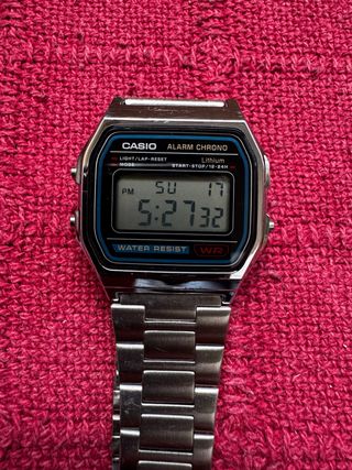 Reloj Casio Digital Plata ALARM CHRONO