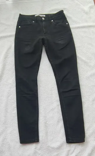 Pantalón vaquero negro mujer
