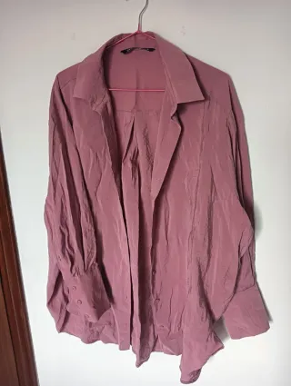Blusa Zara Rosa Talla XS
